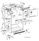 CABINET Diagram and Parts List for TBX18IIZARAA  General Electric Refrigerator