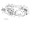 BURNER PARTS Diagram and Parts List for JGP645BEX1BB  General Electric Cooktop