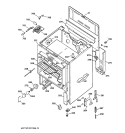 BODY PARTS Diagram and Parts List for JBP26GS2  General Electric Range
