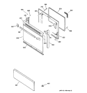 OVEN DOOR Diagram and Parts List for JBP19GV2  General Electric Range