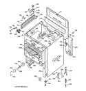 BODY PARTS Diagram and Parts List for JBP26G*R2  General Electric Range