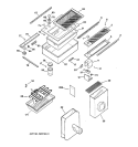 Section Diagram and Parts List for ZEW166YSS  General Electric Cooktop