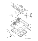 Part Location Diagram of WB02X8298 GE USE GEH WB2X8298