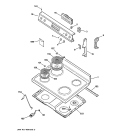 Part Location Diagram of WB36X5667 GE TRIM & BRACKET Assembly