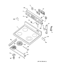 Part Location Diagram of 49-8457 GE TAPE VCR
