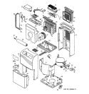 Part Location Diagram of WK85X10004 GE FILTER