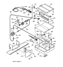 OVEN BURNER Diagram and Parts List for JGSP44AEV3AA  General Electric Range