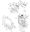 Part Location Diagram of WD27X10026 GE PANEL COVER Stainless Steel