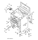 BODY PARTS Diagram and Parts List for JBP21BY2  General Electric Range