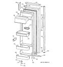 Part Location Diagram of WR78X8792 GE FF O. DOOR BK