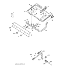 GAS & BURNER PARTS Diagram and Parts List for JGBS15PEW1AD  General Electric Range