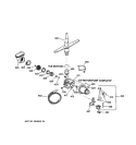 MOTOR - PUMP MECHANISM Diagram and Parts List for GSC900X08BA  General Electric Dishwasher
