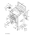 BODY PARTS Diagram and Parts List for JBP26AY2  General Electric Range