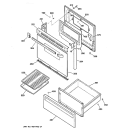 Part Location Diagram of WB15X10003 GE Door Handle