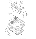 Part Location Diagram of WB03X10027 GE Assembly KNOB GE THERMOSTAT