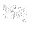 CONTROL PANEL Diagram and Parts List for JBS02LY1WH  General Electric Range