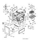 BODY PARTS Diagram and Parts List for JBP18LY1WH  General Electric Range
