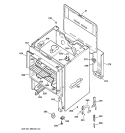 BODY PARTS Diagram and Parts List for JBS03BY1  General Electric Range