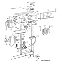 FRESH FOOD SECTION Diagram and Parts List for TFJ25PRZAWW  General Electric Refrigerator