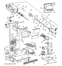FREEZER SECTION Diagram and Parts List for TFX22JRZBAA  General Electric Refrigerator
