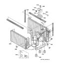 Part Location Diagram of WJ88X10013 GE CONDENSER Assembly