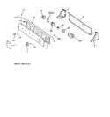 CONTROL ASSEMBLY Diagram and Parts List for DWLR473ET1WB  General Electric Dryer