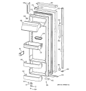 Part Location Diagram of WR12X1074 GE HANDLE DOOR FF WHITE