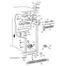 FRESH FOOD SECTION Diagram and Parts List for TPX24BIYFWW  General Electric Refrigerator