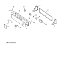 CONTROL ASSEMBLY Diagram and Parts List for DWLR473GT1WB  General Electric Dryer