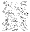 FREEZER SECTION Diagram and Parts List for TFJ22PRZBAA  General Electric Refrigerator