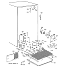 UNIT PARTS Diagram and Parts List for TFX28PRZCBB  General Electric Refrigerator