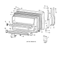 Part Location Diagram of WR71X7648 GE FRONT SHELF FZ FULL