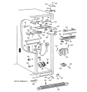 FRESH FOOD SECTION Diagram and Parts List for TPJ24PRZCBB  General Electric Refrigerator