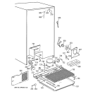 UNIT PARTS Diagram and Parts List for TPK24PRZCWW  General Electric Refrigerator