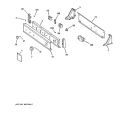 Part Location Diagram of WE19X1009 GE SWITCH TRIM Assembly