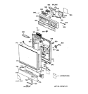Part Location Diagram of WD34X1389 GE INSERT ESCUTCHEON