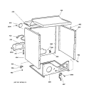 CABINET Diagram and Parts List for NWXR473GT3WB  Hotpoint Dryer