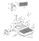 UNIT PARTS Diagram and Parts List for CTT21GAXGRAA  Hotpoint Refrigerator