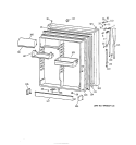 Part Location Diagram of WR38X1989 GE TRIM BRIGHT