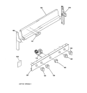 CONTROL PANEL Diagram and Parts List for RGB506EYAD  Hotpoint Range
