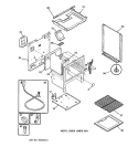 BODY PARTS Diagram and Parts List for RGB506EYAD  Hotpoint Range