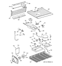 UNIT PARTS Diagram and Parts List for CTT18EAZDRAD  Hotpoint Refrigerator