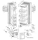 DOORS Diagram and Parts List for CSX22GRZAWW  Hotpoint Refrigerator