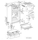 Part Location Diagram of WR17X3164 GE Support Rail for Vegetable Pan Covers