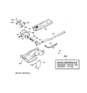 GAS VALVE & BURNER ASSEMBLY Diagram and Parts List for NWXR473GT2AB  Hotpoint Dryer