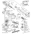 FREEZER SECTION Diagram and Parts List for CSX27DRXFAA  Hotpoint Refrigerator