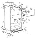 CABINET PARTS Diagram and Parts List for CTG18GAYARWW  Hotpoint Refrigerator