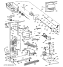 FREEZER SECTION Diagram and Parts List for CSK27DHZBAA  Hotpoint Refrigerator