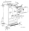 CABINET PARTS Diagram and Parts List for CTG21GAYBRWW  Hotpoint Refrigerator