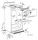 CABINET PARTS Diagram and Parts List for CTG24GAYARWW  Hotpoint Refrigerator
